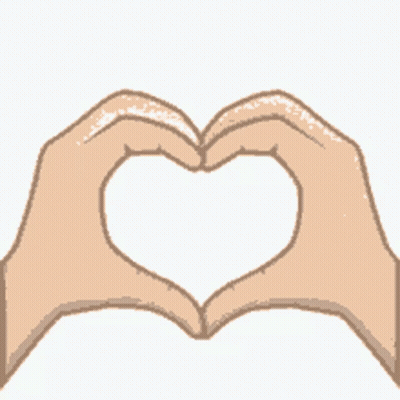 Two Hands Making A Heart Shape With Their Fingers GIF