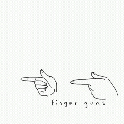 Two Hands Pointing Finger Guns GIF