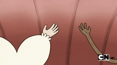 Two Hands Reaching Out With CN HD GIF