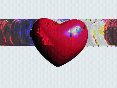 Two Hearts Saying Lain My Beloved GIF