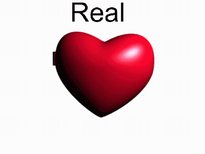 Two Hearts Saying Real GIF