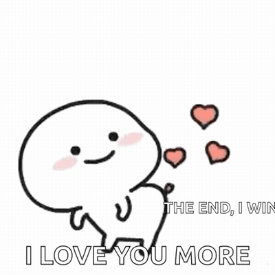 Two Hearts With I Love You The Mostest Infinity GIF