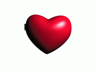 Two Hearts With Small Berlin Big Building Written On It GIF