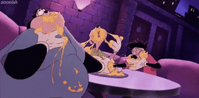 Two Hockey Players Celebrating Goal With TB Logo GIF