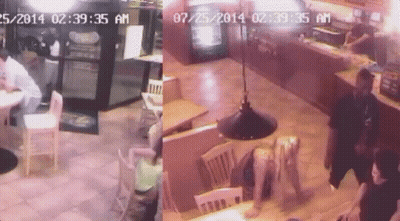 Two Images Of A Restaurant 07/25/2014 2:39 AM GIF