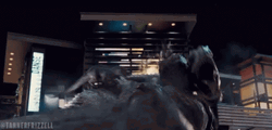 Two Indominus Rex Fighting GIF