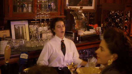 Two Lady Working As A Bartender GIF