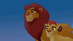 Two Lion Discussing Go Lions GIF