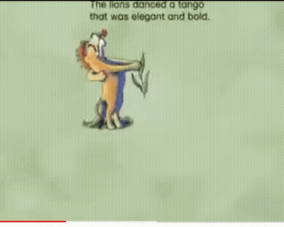 Two Lions Dancing A Tango That Was Elegant And Bold GIF