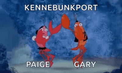 Two Lobsters Dancing Kennebunkport GIF