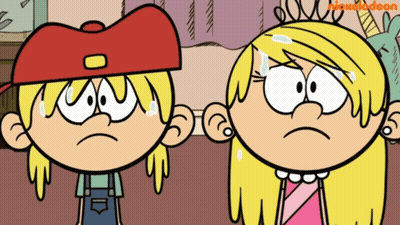 Two Loud House Characters GIF
