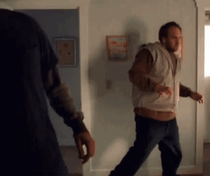 Two Males Sneaking Out GIF