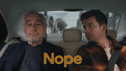 Two Man Talking Inside Uber Drive GIF