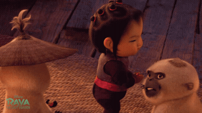 Two Mannequins Facing Each Other With 00 Sign GIF