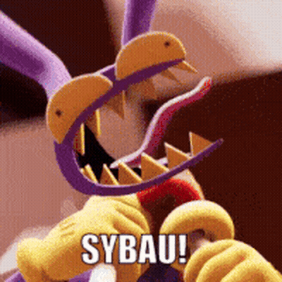 Two Mascots Playing With Stuffed Animal Near Christmas Tree GIF