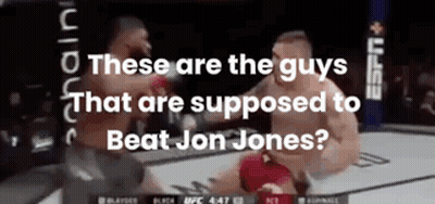 Two Men Are Fighting In A Boxing Ring And They Are Supposed To Beat Jon Jones . GIF