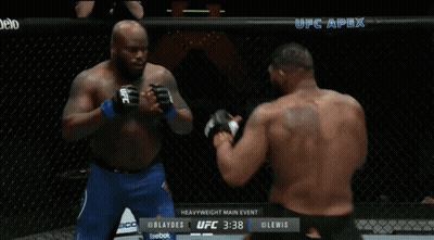 Two Men Are Fighting In A Heavyweight Main Event Of Ufc GIF