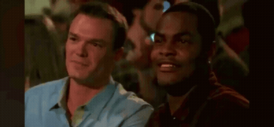 Two Men Are Sitting Next To Each Other And One Of Them Is Saying Yeah What You Know About Money Gurl GIF