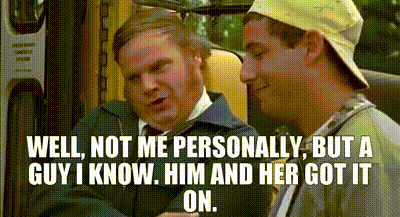 Two Men Are Sitting Next To Each Other In A Bus And One Of Them Is Talking To The Other . GIF