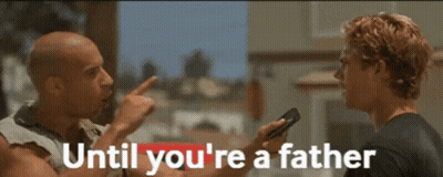 Two Men Are Talking To Each Other And One Of Them Is Pointing At The Other . GIF