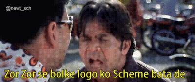 Two Men Arguing With Zor Zor Se Bolke Logo Ko Scheme Bata De GIF