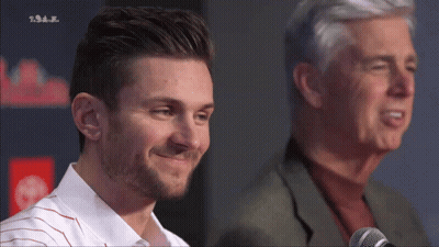 Two Men At Microphone With USA GIF