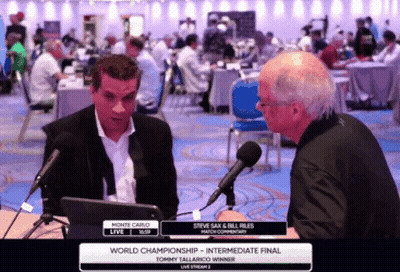Two Men At Microphones World Championship Intermediate Final GIF