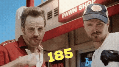 Two Men At Pawn Shop One Wearing Hat 185 GIF