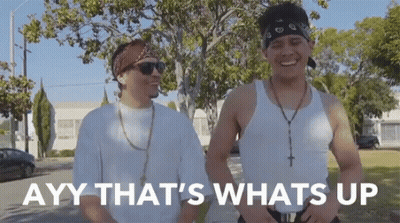 Two Men Ayy That's What's Up GIF