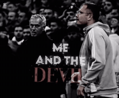 Two Men Before Crowd Saying Me And The Devil GIF