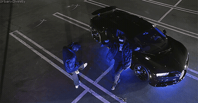 Two Men Beside Black Car Urbanxdivinity GIF