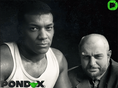 Two Men Black And White Pond X GIF