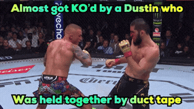 Two Men Boxing Almost KO'd By Dustin GIF