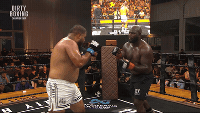 Two Men Boxing Championship GIF