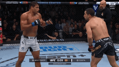Two Men Boxing Ring Bud Light Ad GIF
