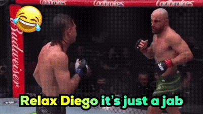 Two Men Boxing Saying Relax Diego It's Just A Jab GIF