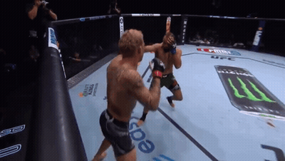 Two Men Boxing With Monster Energy Ad GIF
