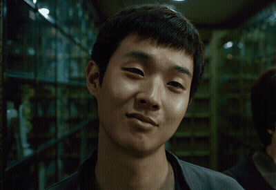 Two Men Dancing In Tuxedo And Striped Shirt GIF