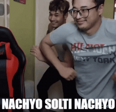 Two Men Dancing Nachyo Solti Nachyo GIF