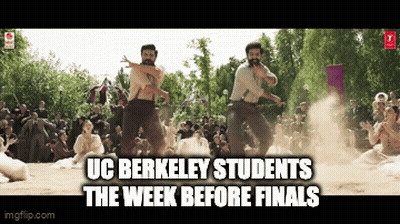 Two Men Dancing UC Berkeley Students Week Before Finals GIF