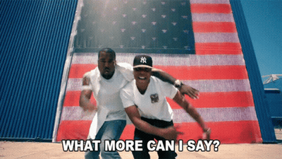 Two Men Dancing Under American Flag What More GIF