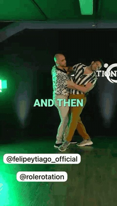 Two Men Dancing With And Then GIF