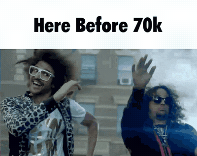Two Men Dancing With Here Before 70K GIF