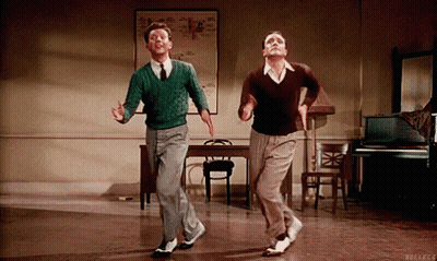 Two Men Dancing With Piano GIF
