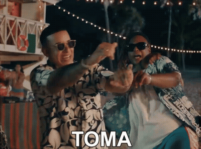 Two Men Dancing With Toma GIF
