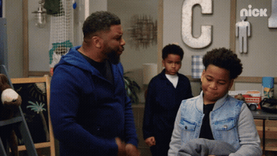 Two Men Dark Room Asking Why Are We Stopping GIF