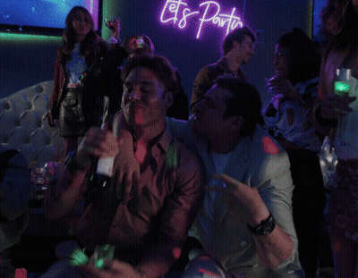 Two Men Drinking At Party By Robert M Williams Jr GIF