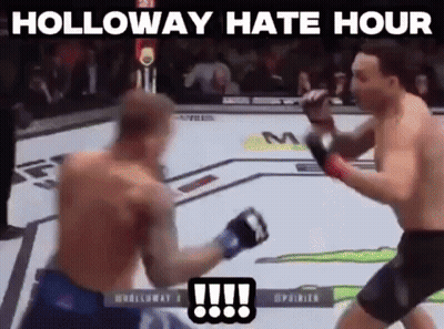 Two Men Fighting Boxing Ring Holloway Hate Hour GIF
