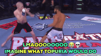 Two Men Fighting Imagine What Topuria Would Do GIF