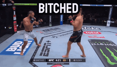 Two Men Fighting In Boxing Ring Bitched GIF